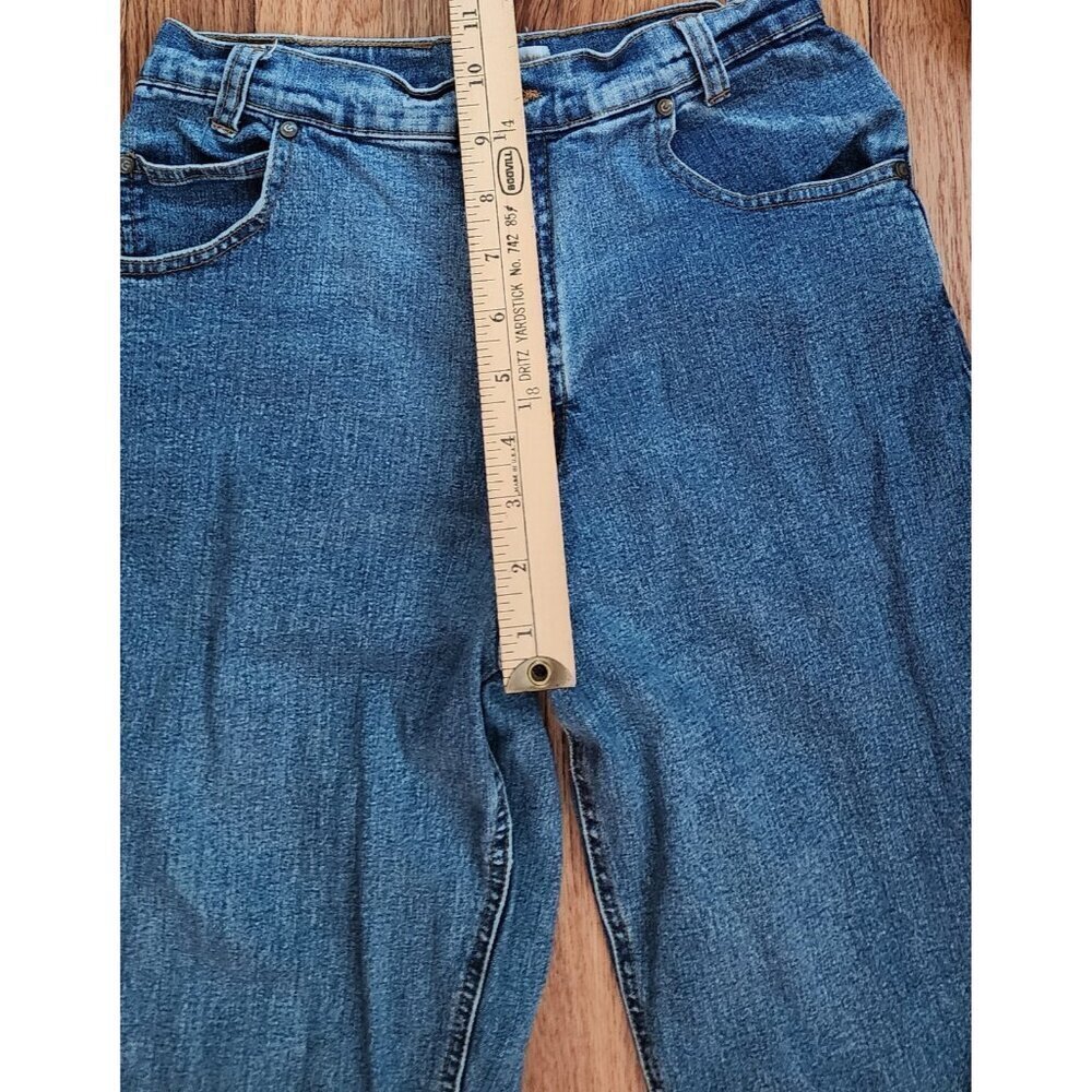 Coldwater Creek Jeans Straight Leg High Rise Medium Wash Denim Sz 6 Mom Flex Vtg - Picture 4 of 9